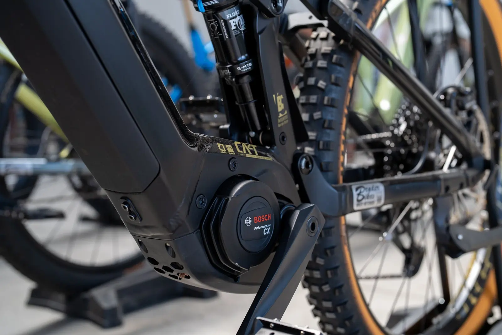 Antrieb und Motor eines E-MTBs