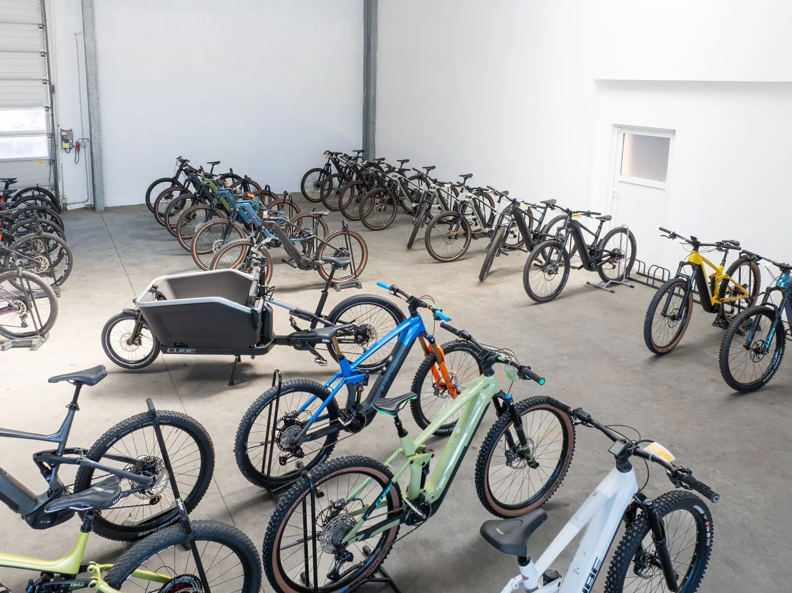 Der Showroom von oben