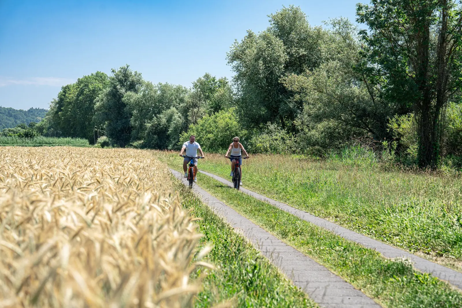 Ausfahrt durch die Felder